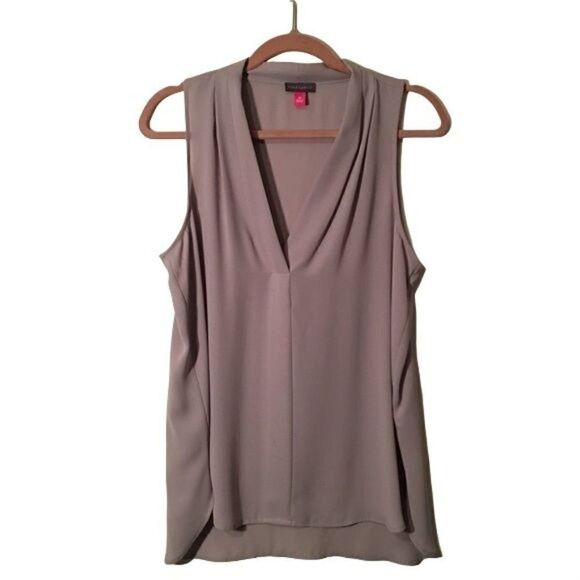 Vince Camuto  sleeveless blouse grey size M - Picture 1 of 5